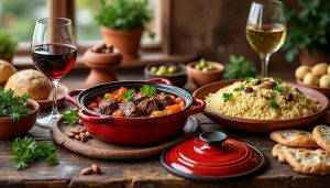 découvrez les accords mets-vins parfaits pour sublimer la richesse et les saveurs authentiques de la cuisine marocaine.