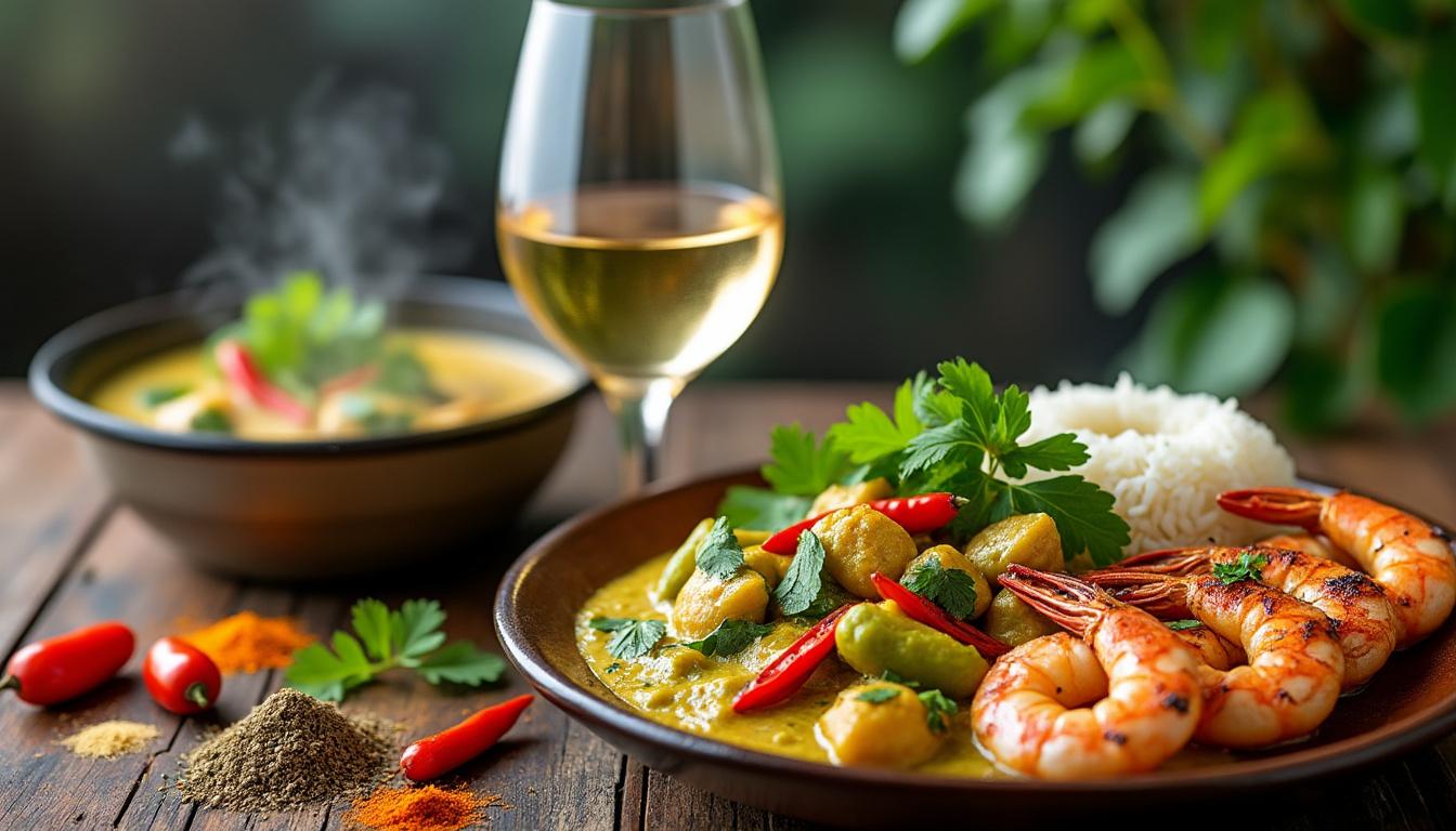 découvrez notre sélection des grands vins parfaits pour sublimer les saveurs exotiques de la cuisine thaïlandaise et éveiller vos papilles.