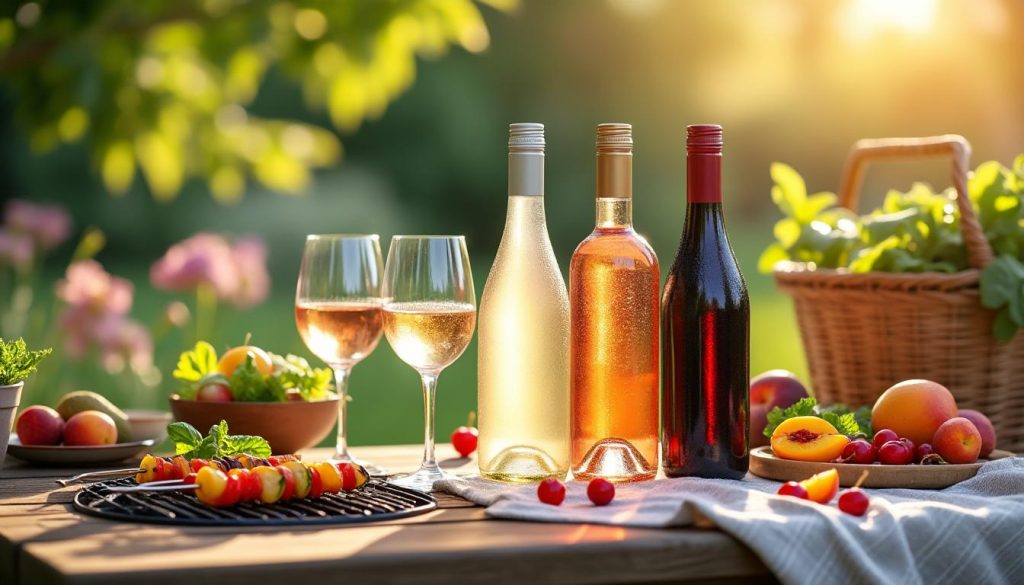 découvrez notre sélection des vins parfaits pour accompagner votre barbecue d'été, alliant fraîcheur et saveurs estivales pour des moments conviviaux.
