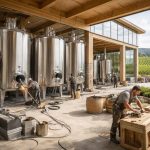 aménagez votre domaine viticole avec des artisans experts pour construire une cuverie et un chai moderne, alliant tradition et innovation pour optimiser votre production.