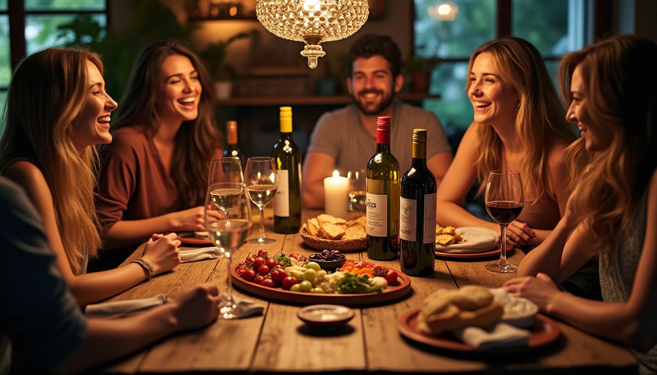 découvrez notre sélection des vins parfaits pour une soirée entre amis, alliant convivialité et saveurs authentiques pour des moments inoubliables.